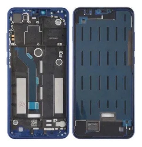 Carcaça Interna Aro Chassi Xiaomi Mi 8 Lite Preto