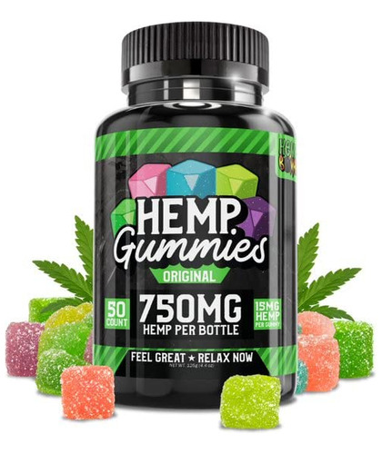 Hemp Bombs Gomitas De Camo Originales - Relajacin, Estrs, An