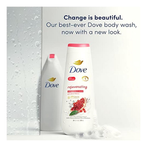Dove Body Wash Rejuvenating Pomegranate & Hibiscus 4 Count