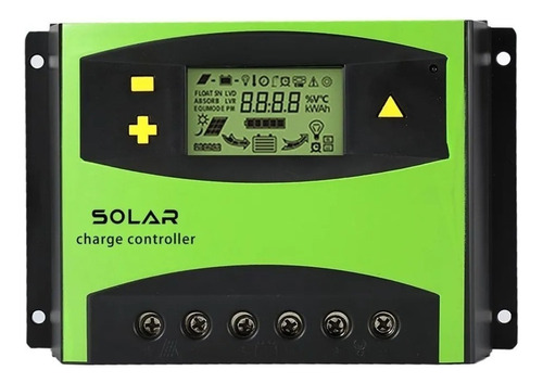 Controlador De Carga Painel Solar Pwm 50a 12v Ou 24v Usb Lcd