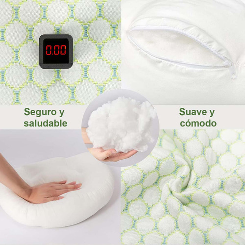 Cojín Almohada Maternal Ajustable Extra Suave- Multiusos