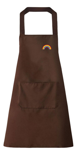 Delantal De Cocina Con Bolsillos Ajustables Para Barbacoa De