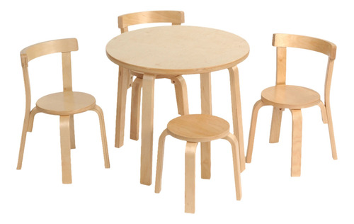 Juego De Mesa Y Silla Para Niños, Mesa Para Niños Con 3 S.