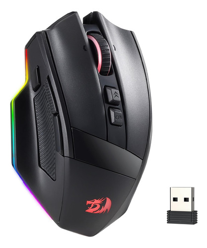 Redragon M813 Pro Ratón Gaming Rgb 3 Modos 26000 Dpi