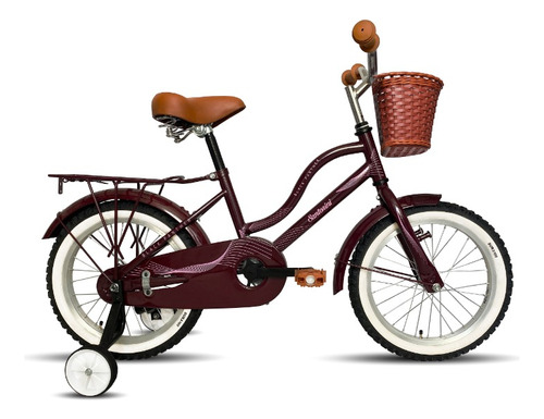 Bicicleta Infantil Urbana Retro Santorini Equipada Rodada 16