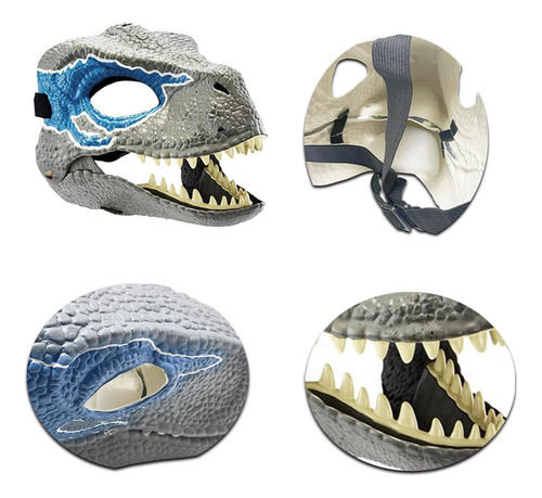 Máscara De Dinosaurio Velociraptor, Máscaras De Dinosaurios