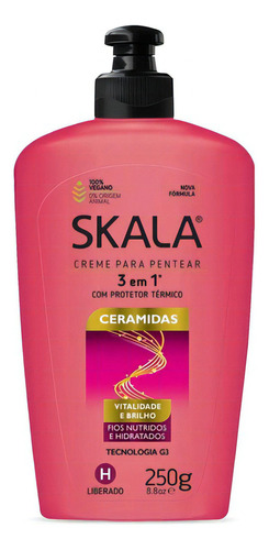 Skala Brilho Impecavel Crema Para Peinar 3 En 1