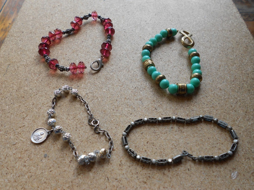 Lote De 4 Pulseras