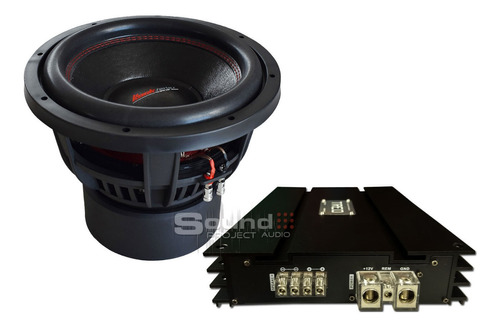 Combo De Graves, Incluye Amplificador & Subwoofer 3000 Watts