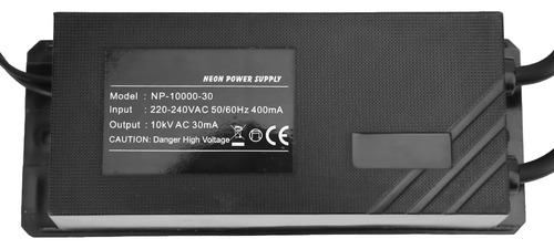 Np-10000-30 Luz De Neón Transformador Electrónico Signo De N