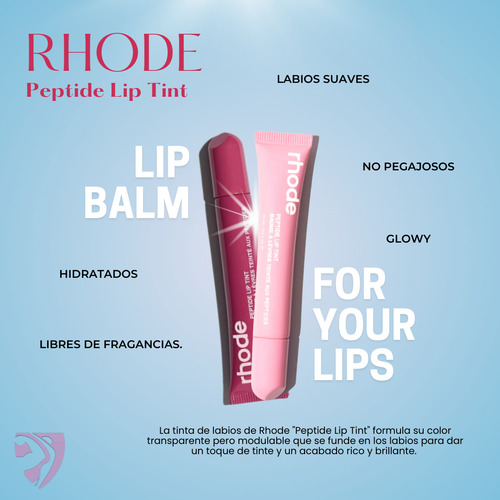 Tinte Labial Peptídico Rhode Hailey Bieber New Tinted Balm Color Raspberry Jelly