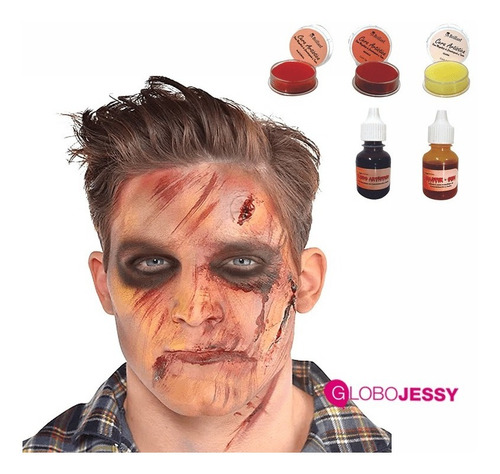 Maquillaje Para Caracterización De Heridas Halloween