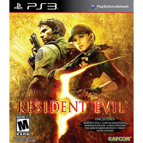 Resident Evil 5 Gold Edition Ps3 Mídia Física Lacrado