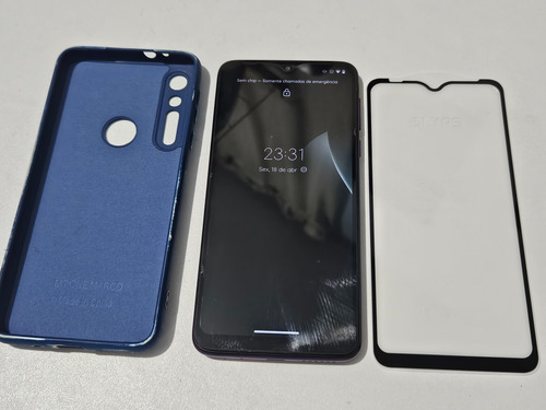 Smartphone Motorola One Macro 64 Gb / 4 Gb Ram Cor Violeta Violeta-escuro (Usado)