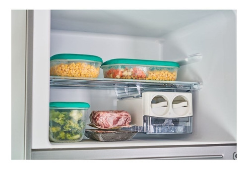 Imagen 4 de 4 de Heladera Koh-i-noor KHD43/7 acero con freezer 413L 220V