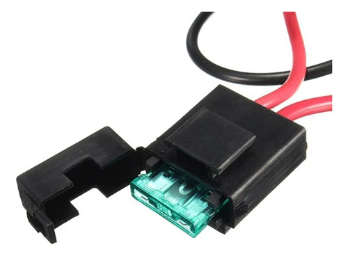 Porta Fusível Com Fusível De 30a E Fio Reforçado De 4mm