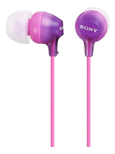Audifonos Sony Mod Mdrex15lp/vcuc Violeta