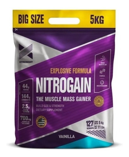 Nitrogain 5kg Xtrenght Ganador De Peso- V/sabores