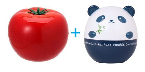 Pack Aclarante Tomatox + Panda's Dream Cream Tonymoly Corea