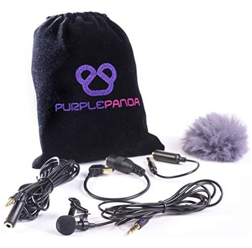 Purple Panda Lavalier Kit De Micrófono De Solapa - Micrófono