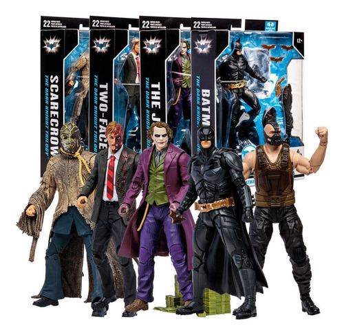 Set Nolan - 5 Figuras Mc Farlane - (incluye Bane)