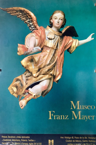 Póster Museo Franz Meyer. México. Con Vidrio Y Soporte* (Usado)