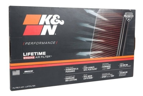 Filtro De Ar K&n Fiat Toro 1.3 Turbo 2021 Em Diante 33-5101