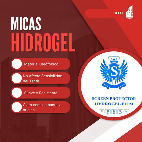 2 Micas De Hidrogel Para Pantalla De iPhone 13 Pro Max