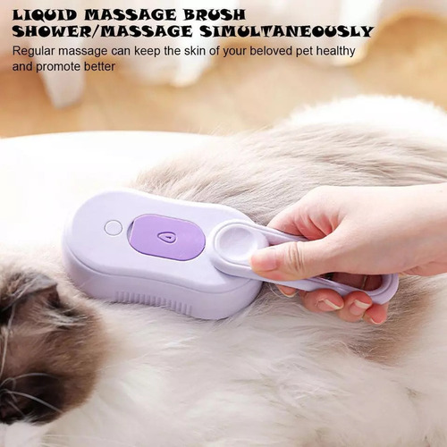 . Cepillo De Vapor Para Perros Y Gatos 3 En 1