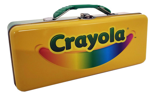 Estuche Para Lápices The Tin Box Company Crayola Con Asa