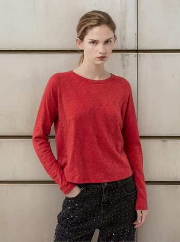 Remera Ginebra Butch Off White Negro Rojo I25