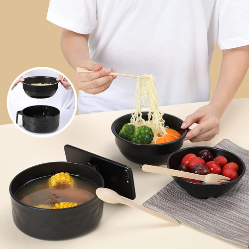 Bowl Para Cocinar Ramen En Microondas Set De 6 Piezas