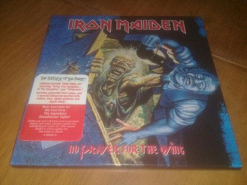 Iron Maiden No Prayer For The Dying Cd Mini Vinyl 