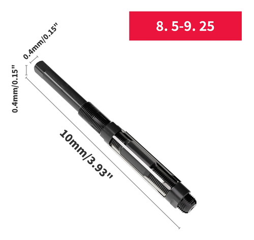 Escariador De Mano Hss Grip Drinyoung 0.335-0.364 Pulgadas Color