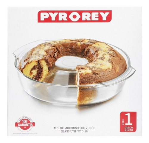 Imagem 6 de 8 de Forma Pudim Bolo Travessa Temperado Refratário Vidro Pirex