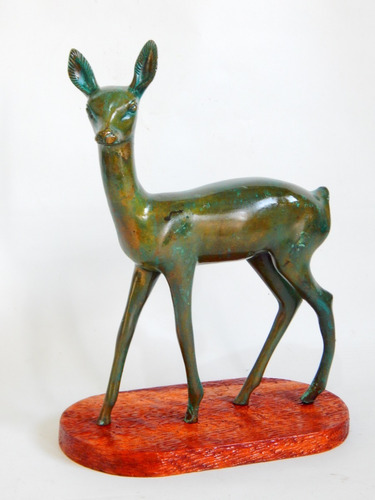 Escultura De Bronce - Bambi - Gran Tamaño - 745 - 