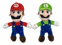 Comprar Peluche Muñeco Mario O Luigi Bros Súper Mario Bros 22 Cm
