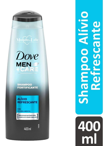 Shampoo Dove Men+care Fortificante Alívio Refrescante