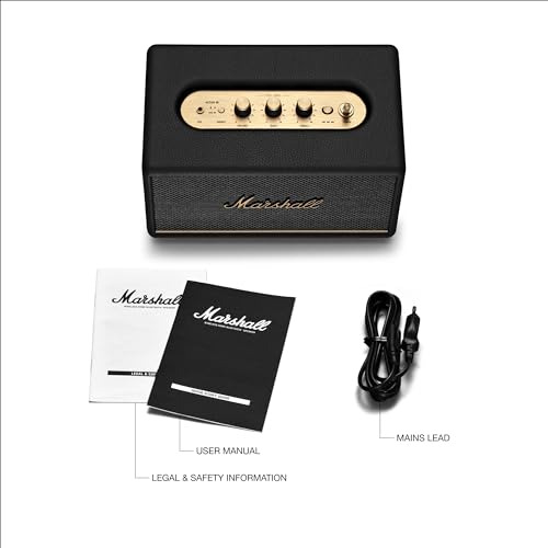 Marshall Acton Iii Bluetooth Home Speaker, Black