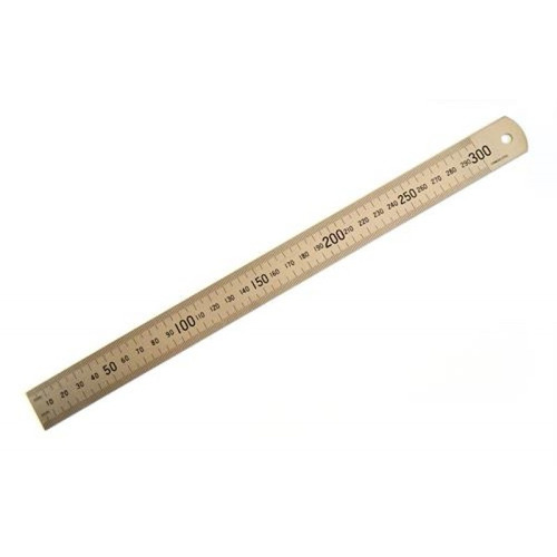 Regla De Acero De 30 Cm.
