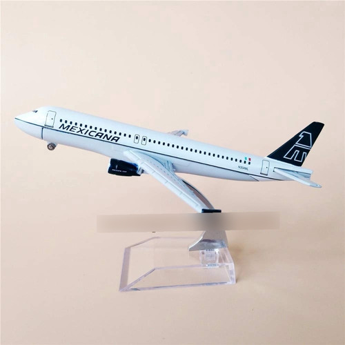 Aleacion Metal Aire Mexicana A320 Avion Modelo Airbus