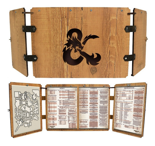 Dungeon Master´s Screen - Escudo Do Mestre D&d