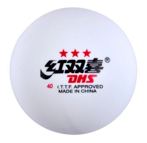 12 Bolas Bolinha Tênis De Mesa Dhs 3 Estrelas 40mm Celulóide