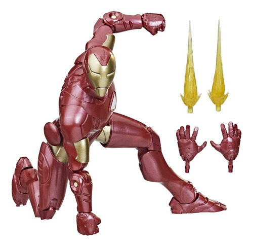 Figura De Acción Coleccionable Iron Man Extremis 15 Cm 4 A