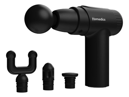Pistola Masajeadora Homedics Mini De Percusion Pgm-45-ar Bk Negro (Reacondicionado)