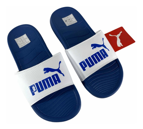 Sandalias Puma Popcat Azul 372279-14 Look Trendy