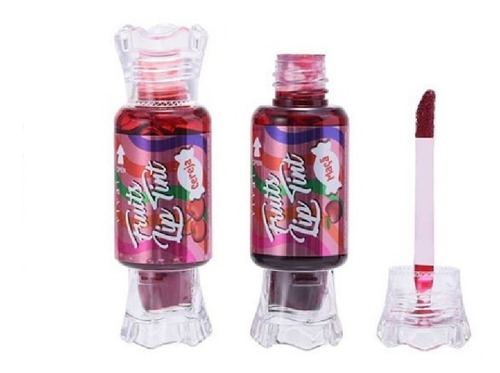 24 Batom Lip Tint Fruits Gloss Labial Vivai Formato De Bala