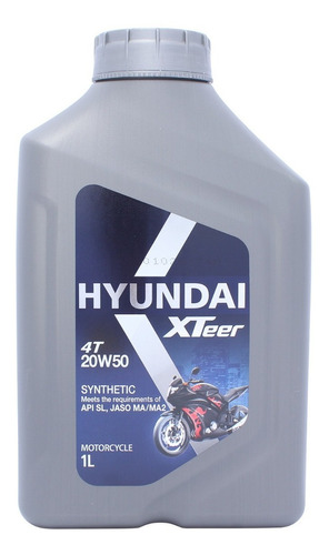 Aceite Hyundai Xteer 20w-50 4t Hyundai (ma2) 1 Litros