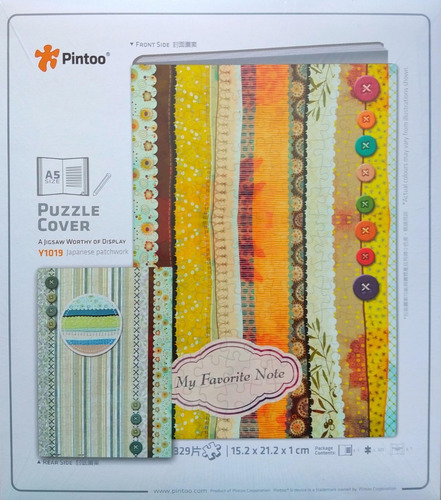 Rompecabezas Y Libreta Japanese Patchwork