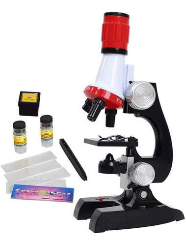 Microscopio Cientifico Laboratorio Escolar 1200x/400x/100x
